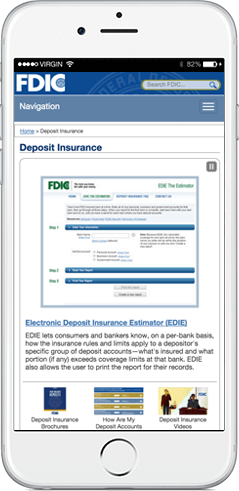 FDIC Online Store website